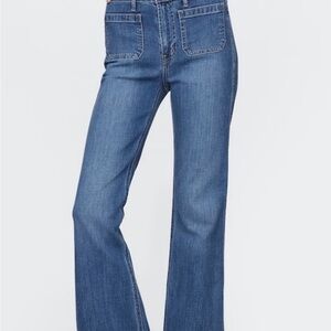 GAP Women's Flare Jeans in Denim Blue